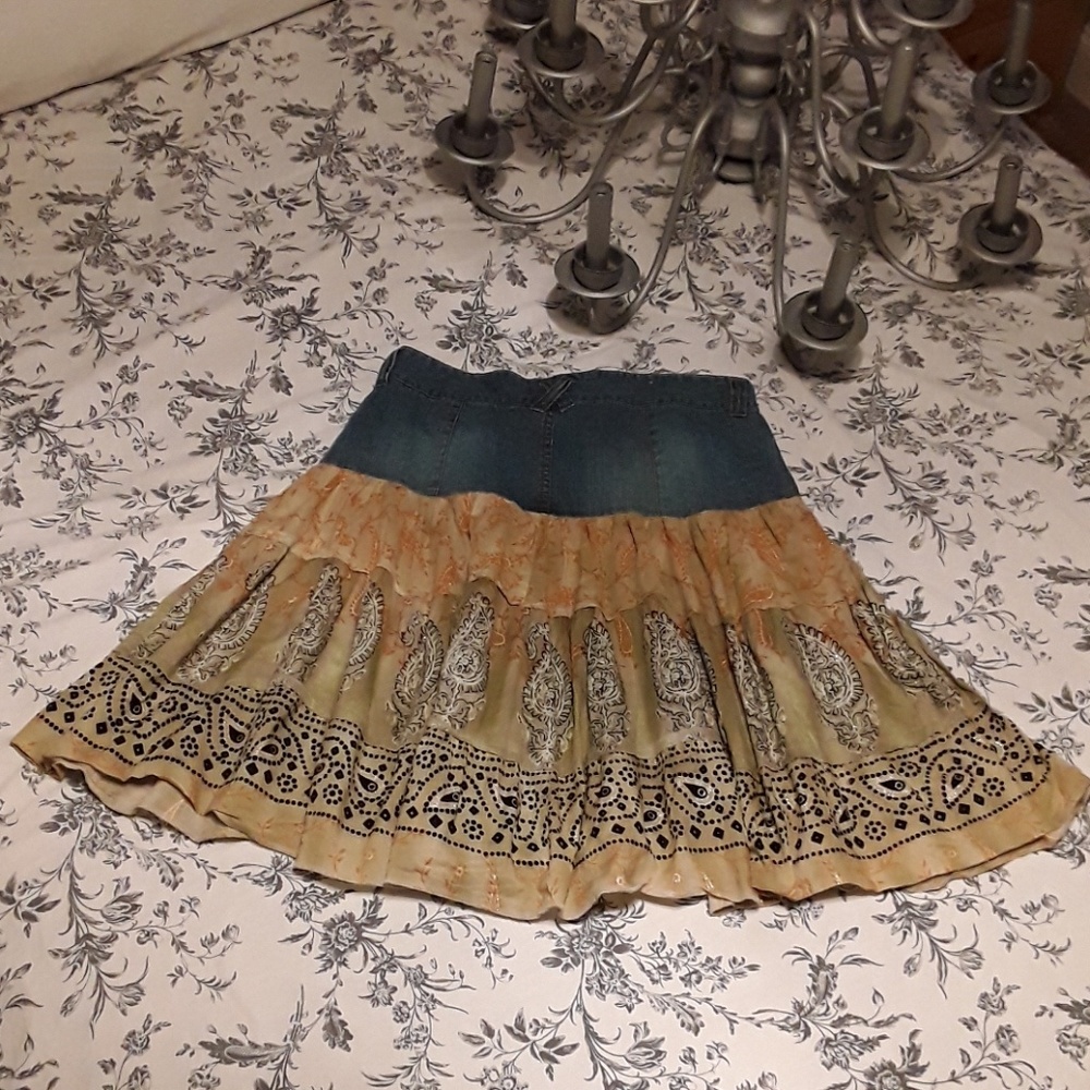 Bohemia/Gypsie Paisley Skirt View 3
